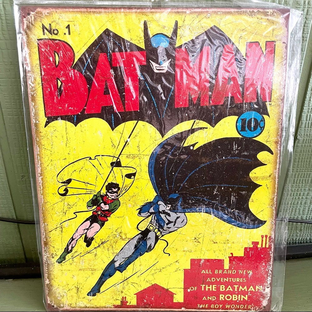 NEW Batman Metal Sign
